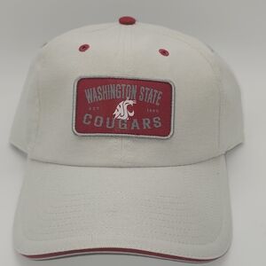 Washington State Cougars Cream and Red‎ Cap